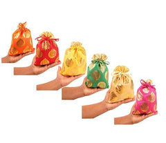 Indian Potli Bag Drawstring Bag Wedding Favor Return Gift For Guests