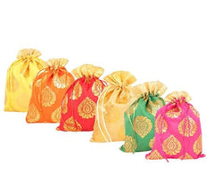 Indian Potli Bag Drawstring Bag Wedding Favor Return Gift For Guests