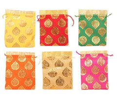 Indian Potli Bag Drawstring Bag Wedding Favor Return Gift For Guests