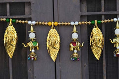 Door Hanging, Wall Toran, Bandarwal for Home Decoration, Elephent Ganesha Toran Mandir Temple, Wall Hanging, Christmas Gift, Diwali Gift