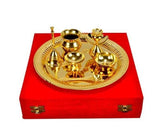 Gold Plated German Silver Pooja Thali, Diwali Gift, Party Favours, Wedding Gift, Return Gift, Home Decor, Pooja Accessories