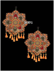 1 Pair Indian traditional decor, Wall Hanging, Wall Art Showpiece, Decorative Hanging, Birthday Gift, Diwali Gift, Home Decor