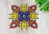 Ethnic Acrylic Designer Rangoli,TableTop, Gift for her, Home Decor, Wedding/Anniversary Gift, Return Gift,  Housewarming Decorative Gift