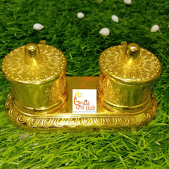 Kumkum Box, Haldi Kumkum Holders, Wedding Favor, Return Gift, Roli Chawal Platter, Kumkum Box, Birthday Gift, Christmas Gifts