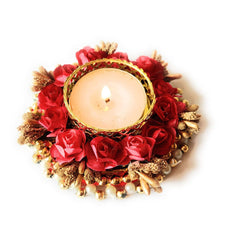 Wholesale Rose Flower Tea Light Candle Holder-A Stunning Weddings Decoration and Perfect Gift, Return Gift, Festival Gifts
