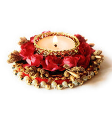 Wholesale Rose Flower Tea Light Candle Holder-A Stunning Weddings Decoration and Perfect Gift, Return Gift, Festival Gifts