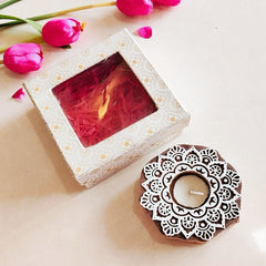 Wooden Tealight Holders, Wooden Block Tea Light Candle Holder, Home Décor, Candle Holders, Christmas Gift