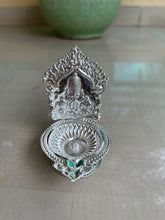 German Silver Balaji Diya, 3.5 Inches, Wedding Favor, Indian Wedding Gift, Decorative Diya, Return Gift, Housewarming Gift, Diwali Gift