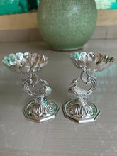 German Silver Peacock Diya With Lotus top, Wedding Favor, Indian Wedding Gift, Decorative Diya, Return Gift, Housewarming Gift, Diwali Gift