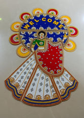 Acrylic Rangoli, Indian Housewarming Gift, Diwali Décor, Diwali Gift, Rangoli Décor, Rangoli Set, Diwali Rangoli, Puja Décor, Tabletop Décor