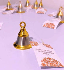 Kissing Bells Wedding Bells Ring For A kiss wedding favor, Return Gifts, Wedding Gifts, Temple Pooja, Diwali Gift