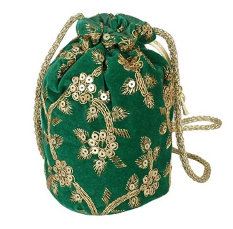 Traditional Indian Potli, Women Handbag, Mother Gift, Wedding Favors, Return Gift