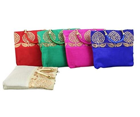 Wholesale Embroidered Handbag, Wedding Favor, Return Gift, Birthday Gift, Bridesmaid Gifts