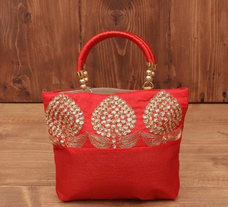 Wholesale Embroidered Handbag, Wedding Favor, Return Gift, Birthday Gift, Bridesmaid Gifts