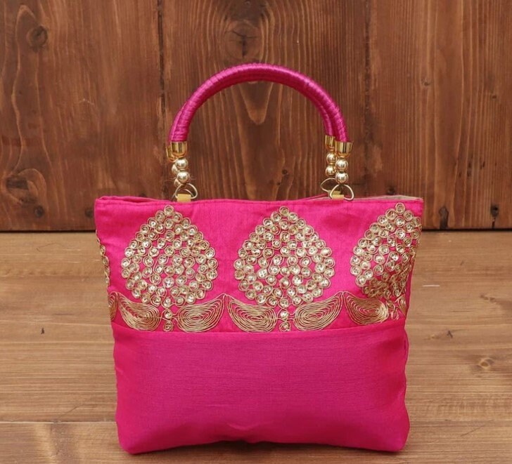 Wholesale Embroidered Handbag, Wedding Favor, Return Gift, Birthday Gift, Bridesmaid Gifts