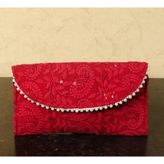 All over thread embroidery Clutch Bag For Women, Marriage Gifts, Indian Return Gifts, Return Favor