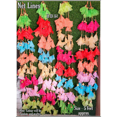 Wall Art Decor Colorful Net Hangings, Pooja Decor Hangings, Party Decor Gift, Festival Gift, Wall Decor Gift, Gift For Her