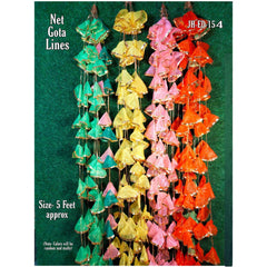 Wall Art Decor Colorful Net Hangings, Pooja Decor Hangings, Party Decor Gift, Festival Gift, Wall Decor Gift, Gift For Her