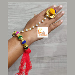 Handmade Adjustable Bracelet with Ring, Party Favour, Return Favour, Indian Wedding Gifts, Bridesmaid Gift, Party Return Gift New