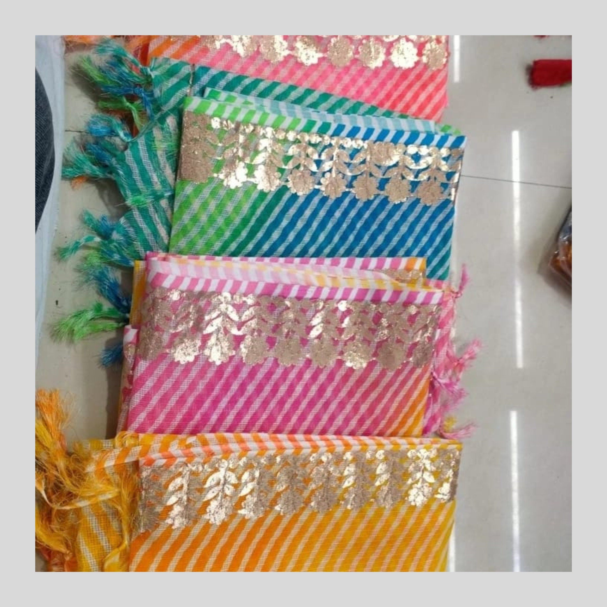 Silk Dupatta with Lehriya Print Ethnic Dupatta 2.25 Meter Free Size, Wedding Gift, Return Gift, Bridesmaid Gift