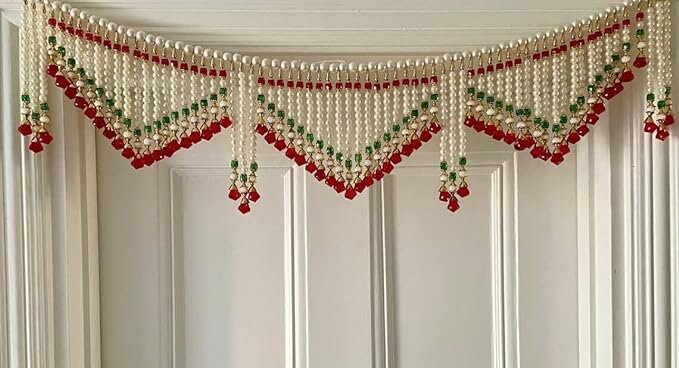 Pack Of 2 Pcs Door Bandarwal, Home Decor, Indian Toran, Indian Wedding favors, Tea Party Decor, Diwali Gift, Festive Decoration