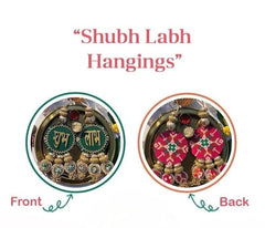 Shubh Labh Door Hanging Elegant Handcrafted Décor for Festivities Perfect for Diwali & Home Celebrations, Door And Wall Hanging, Diwali Gift